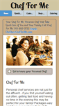 Mobile Screenshot of chefforme.com