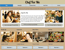 Tablet Screenshot of chefforme.com